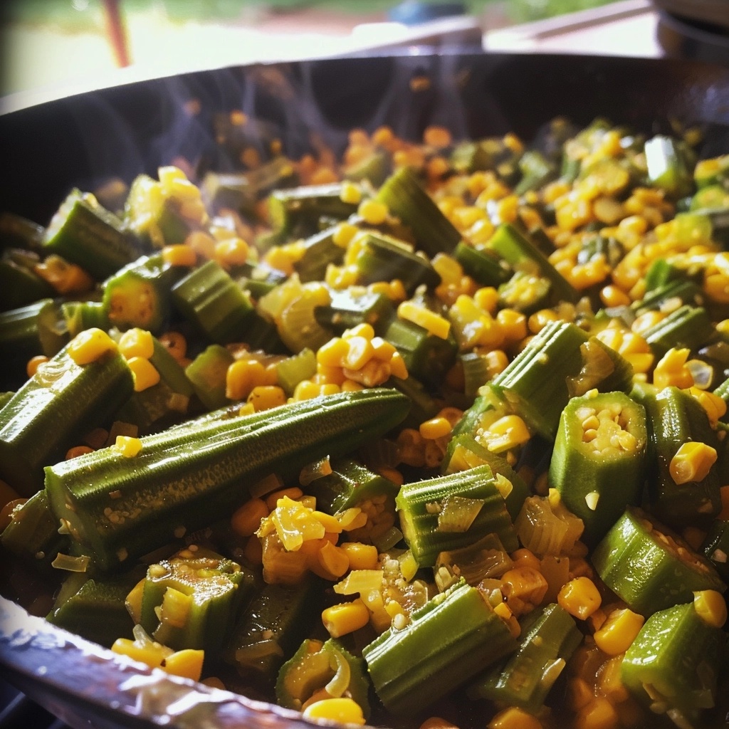 Okra Succotash Recipe