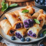 Blueberry Cream Cheese Egg Rolls Recipe