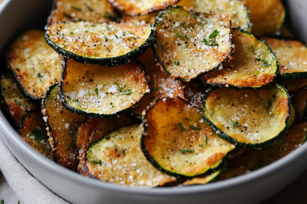 Crispy Baked Zucchini Chips Recipe