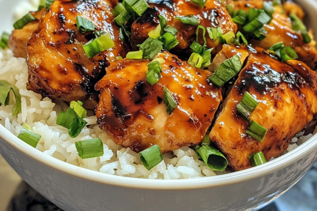 Hawaiian Chicken with Coconut Rice Recipe