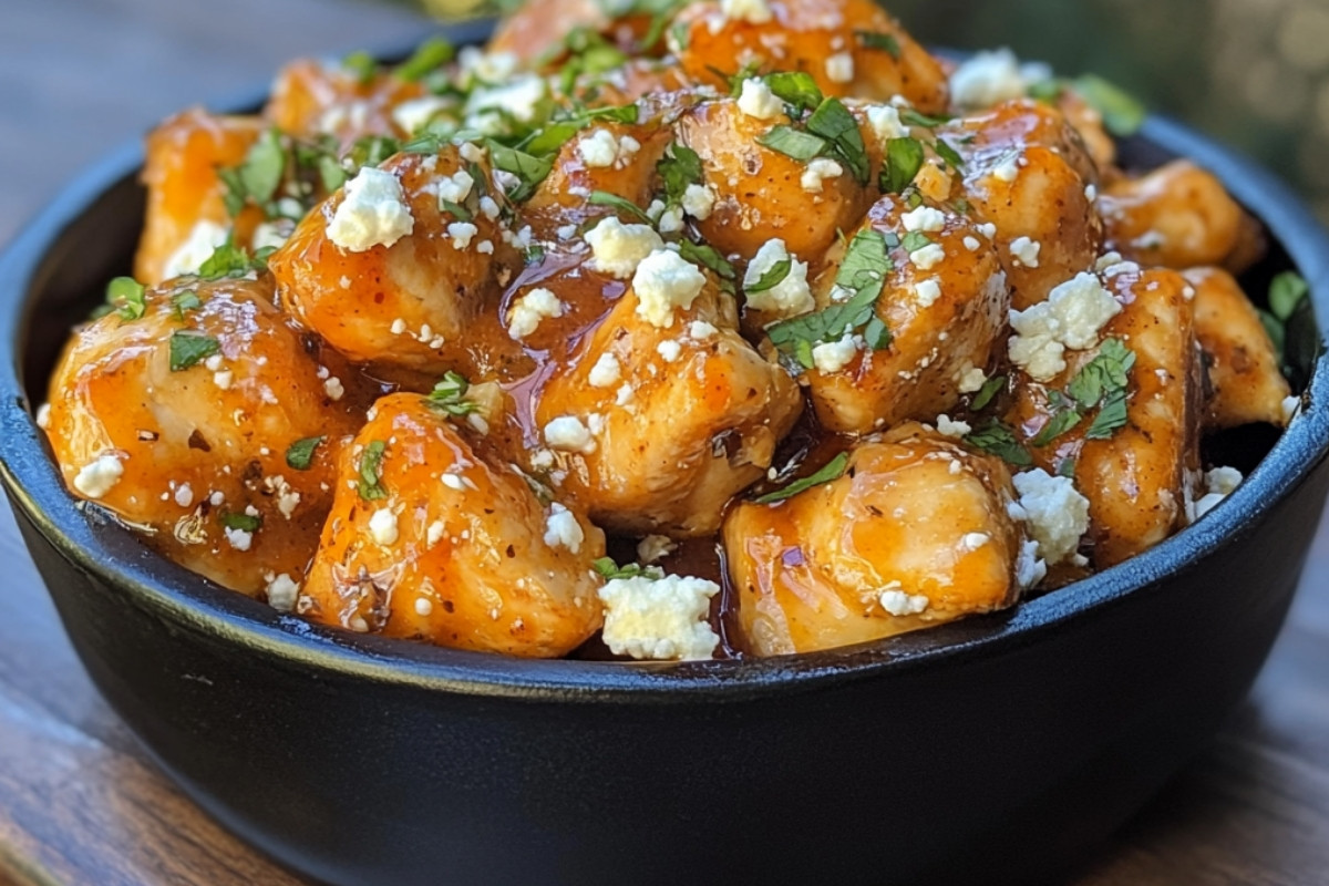 Irresistibly Spicy Honey Feta Chicken Delight