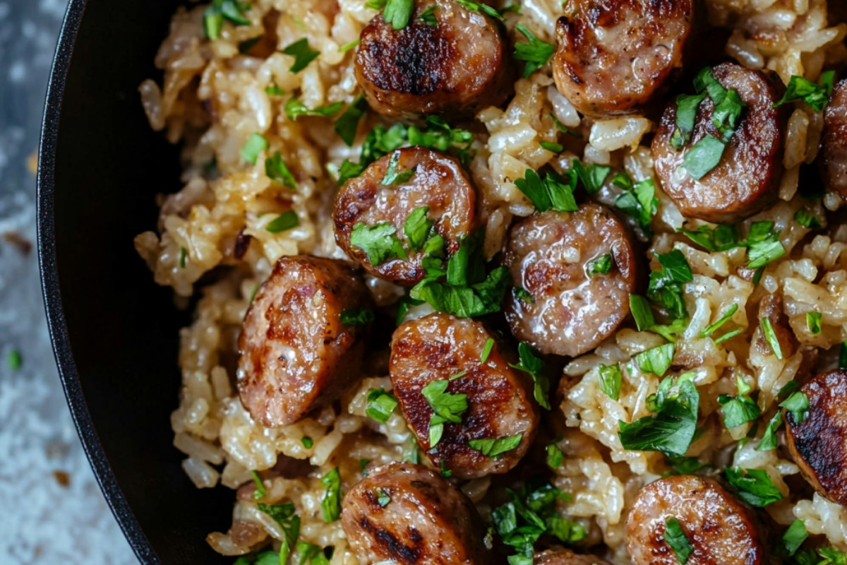 Sausage and Rice Skillet Recipe