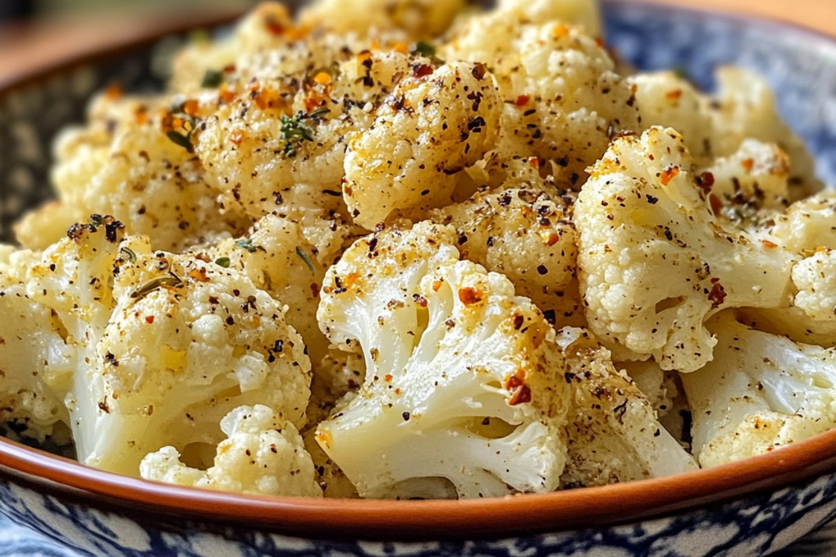 Savory Lemon Pepper Cauliflower Delight