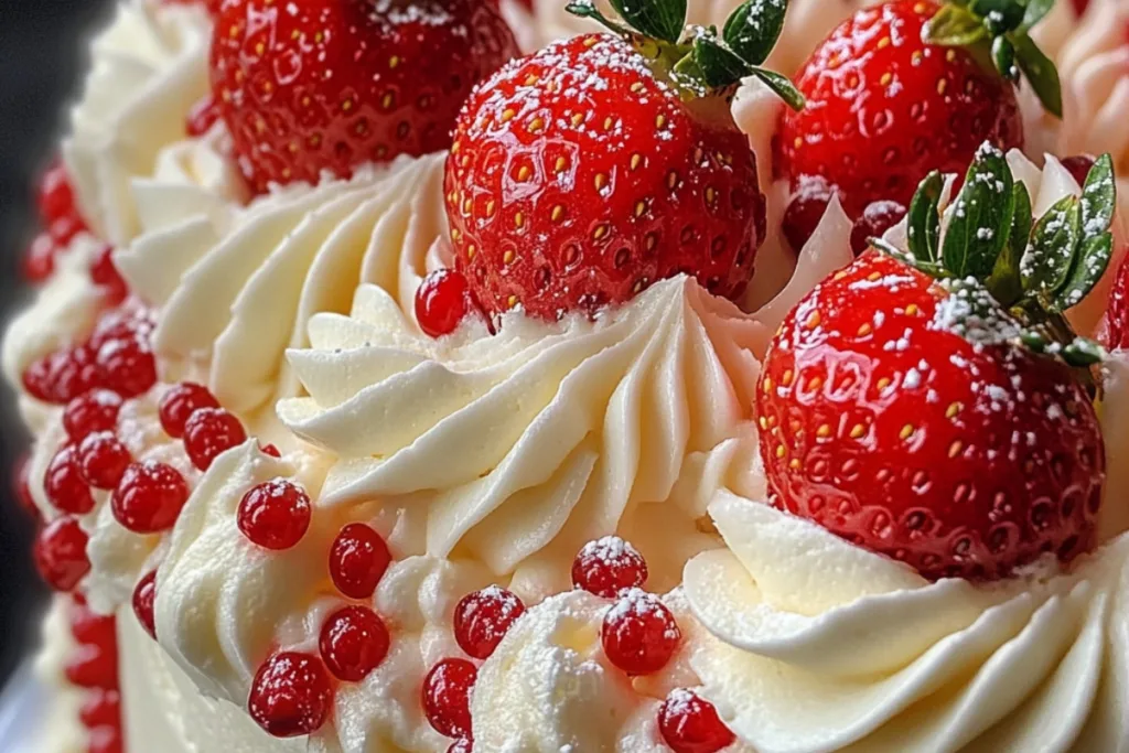 Delightful Fluffy Strawberry Dream Cake