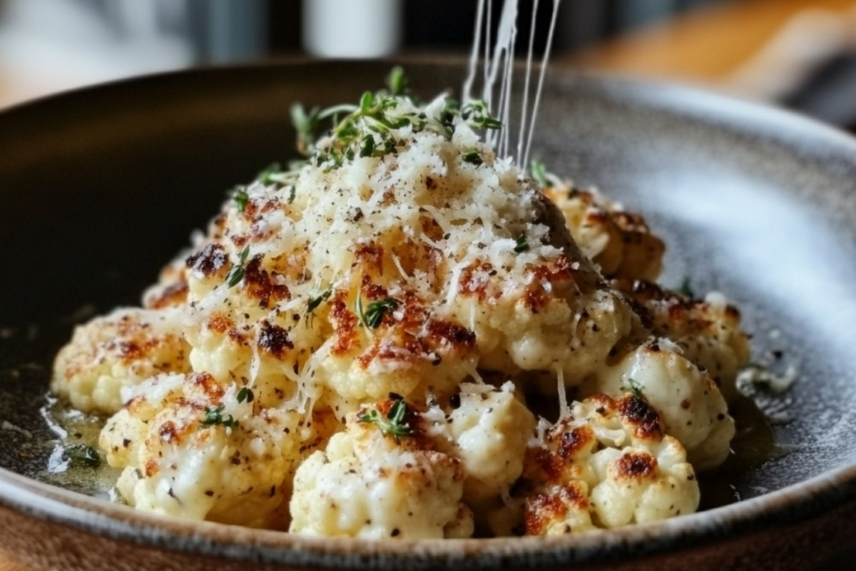 Irresistibly Flavorful Parmesan Roasted Cauliflower