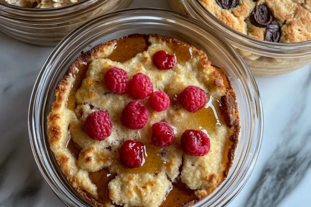 Baked Protein Pancake Bowls for Delicious Meal Prep