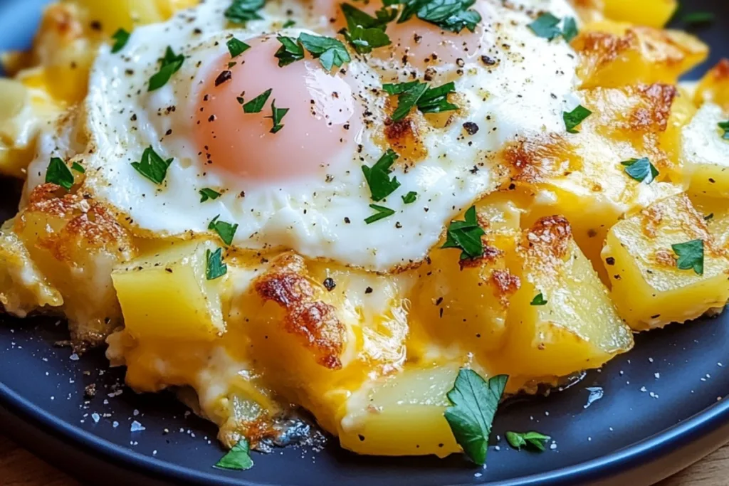 Cheesy Potato Egg Delight