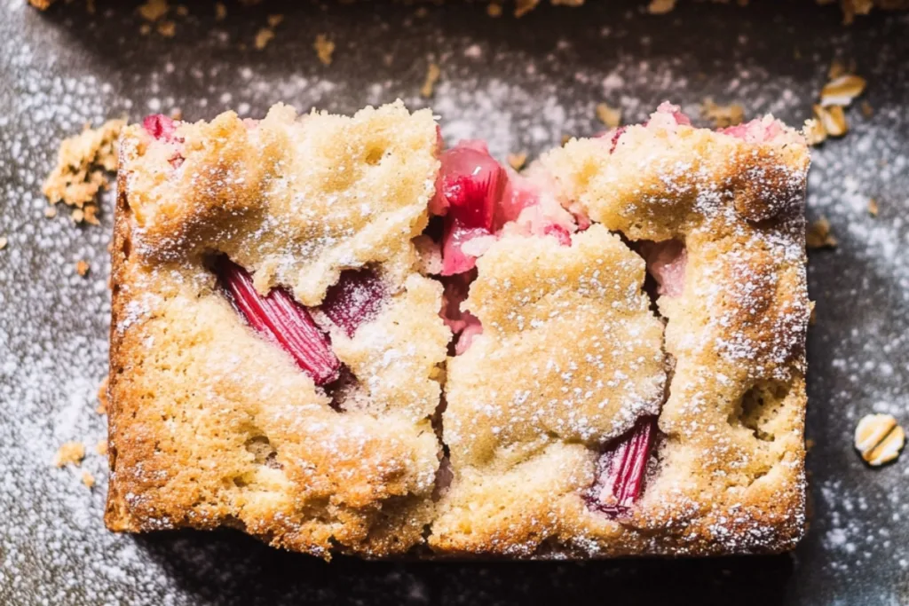 Delicious Rhubarb Breakfast Cake