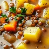 Hearty Delicious Lentil and Potato Soup