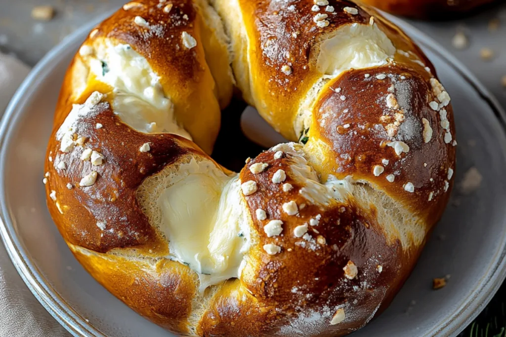 Mozzarella-Stuffed Soft Pretzels Delight