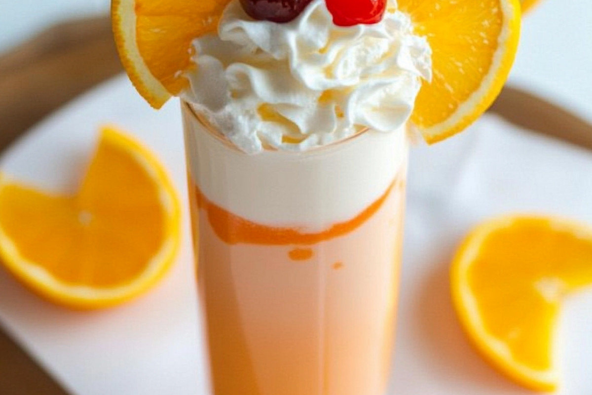 Orange Crush Creamsicle Milkshake Delight