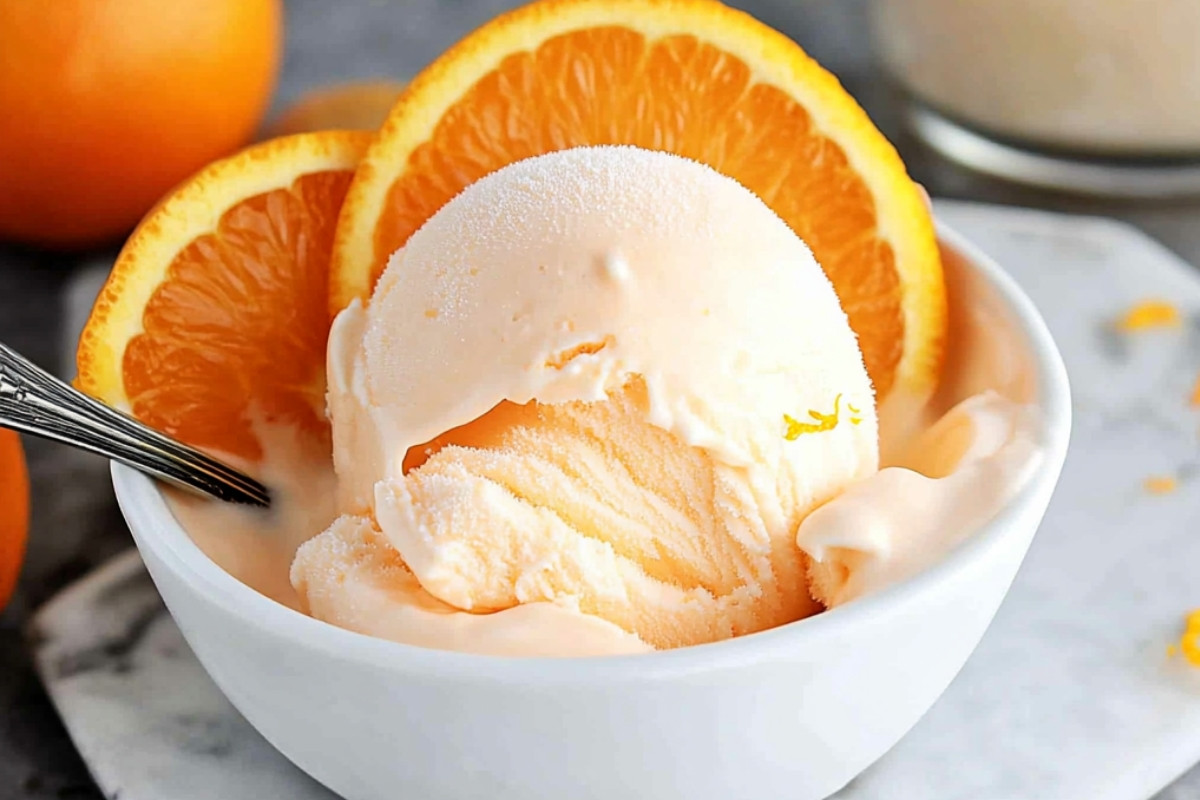 Orange Ice Cream Delight
