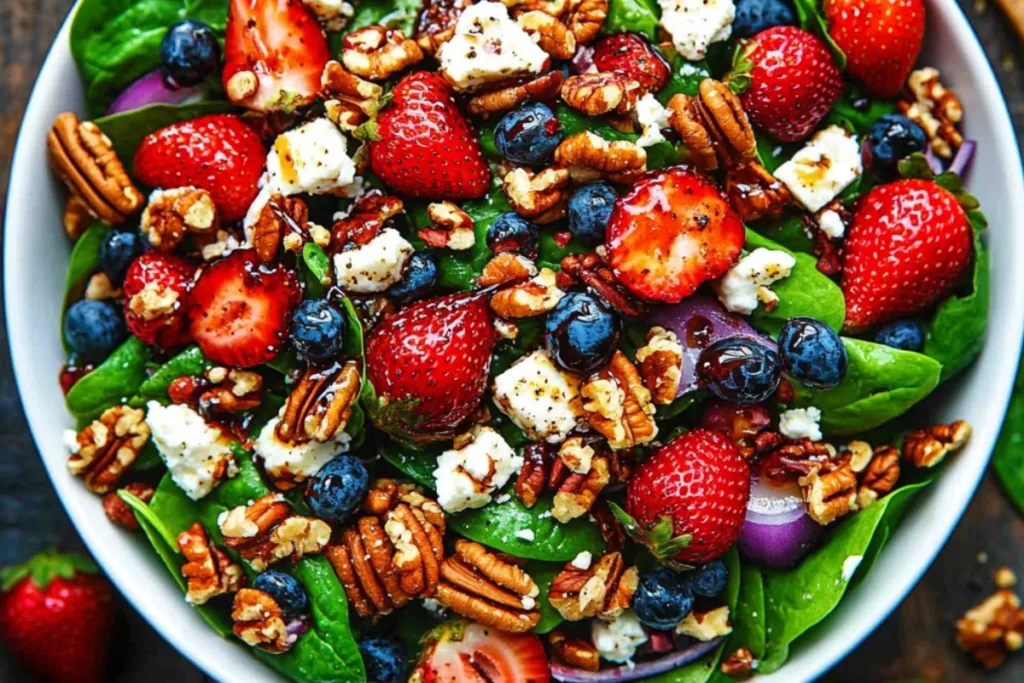 Strawberry Spinach Salad Delight