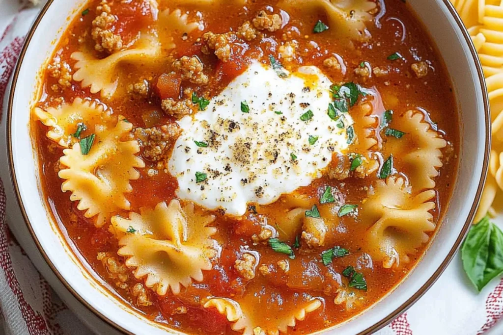 Delightful Lasagna Soup