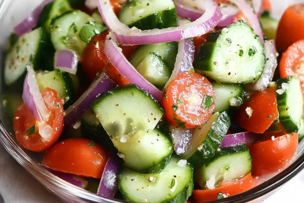 Fresh Cucumber and Tomato Delight