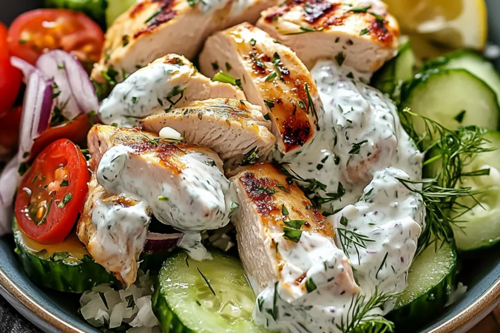 Tasty Tzatziki Chicken Delight