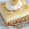 Banana Delight Cheesecake Bars