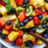 Fresh Fruit Salad with Delightful Honey Lime Poppy Seed Dressing